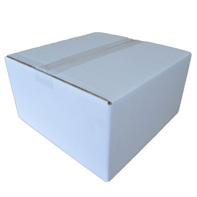 Caja blanca de cartón